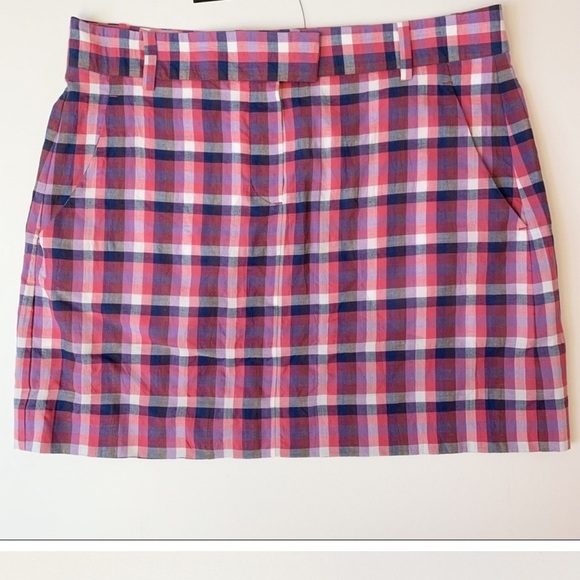 Theory “Evan” Plaid Women's Skirt - Pink and Blue. Size 4 - Picture 1 of 9